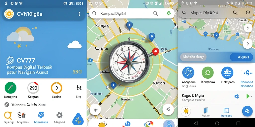 Tampilan antarmuka aplikasi CV777 yang modern dan fungsional.