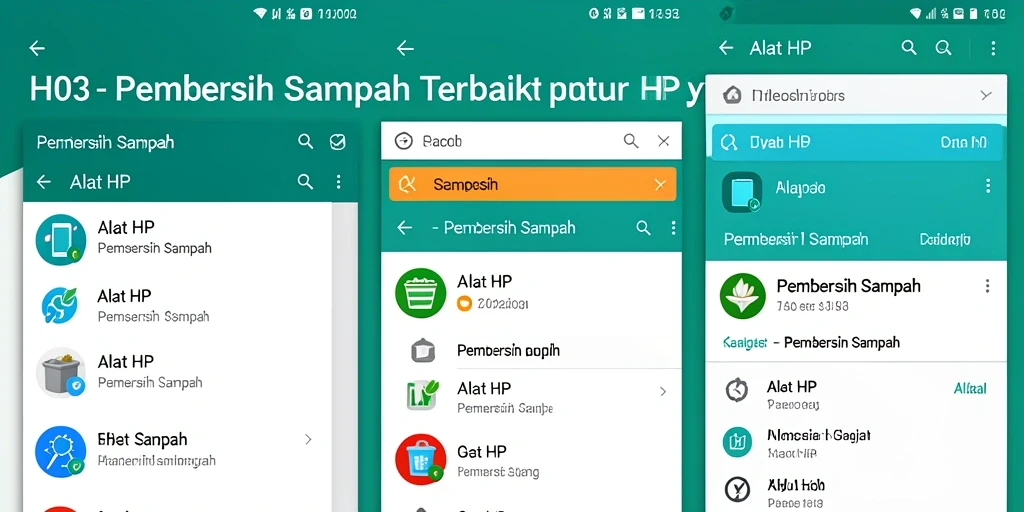 Antarmuka H03 yang intuitif dan fitur pembersihan yang efisien.