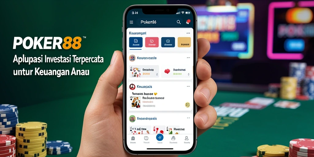 Antarmuka POKER88 yang intuitif dan informatif untuk investasi.
