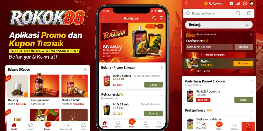 Tampilan antarmuka ROKOK88 yang user-friendly dan informatif.