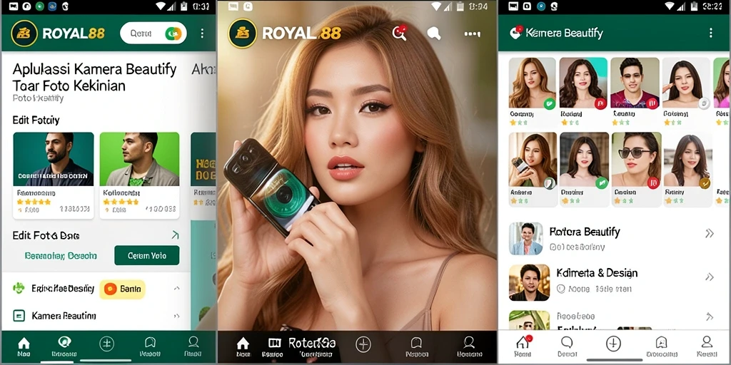 Tampilan antarmuka pengguna ROYAL88 yang memukau dan intuitif.